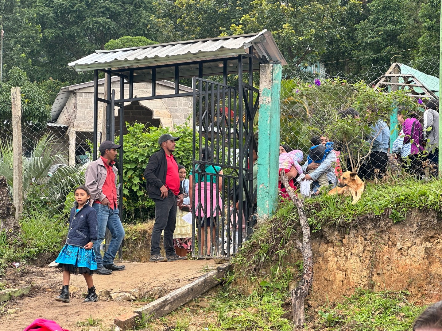 Honduras Health Horizons brigade activity in a rural village